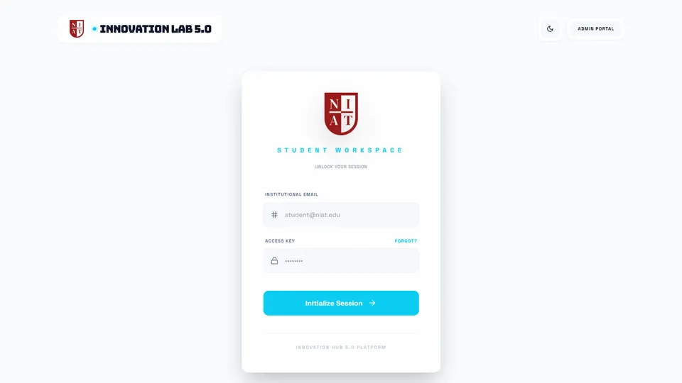 Innovation Lab 5.0 — website built by WebCraft Studio